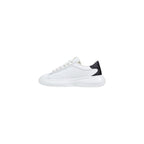 Black And White Polyethylene Low Top Sneakers