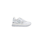 White Artificial Leather Chunky Sneakers