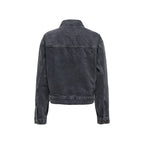Black Cotton Denim Jacket