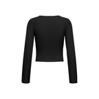 Black Viscose Sweatshirt