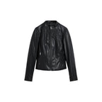 Black Polyethylene Leather Jacket