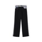 Black Polyester Pants