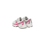 White Synthetic Athletic Sneakers