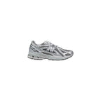 Silver Synthetic Athletic Sneakers
