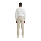 Beige Linen Casual Pants