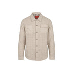 Beige Viscose Pattern Shirt