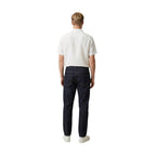 Blue Cotton Casual Pants