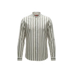 White Cotton Pattern Shirt