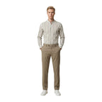 White Cotton Pattern Shirt