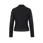 Black Polyamide Biker Jacket