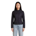 Black Polyamide Biker Jacket