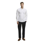 White Cotton Dress Shirt