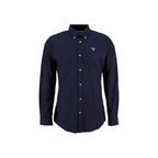 Blue Cotton Dress Shirt