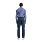 Blue Cotton Dress Shirt