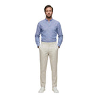 White Linen Casual Pants