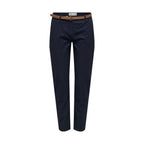 Blue Cotton Chino Pants