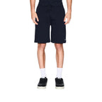 Blue Cotton Knee Length