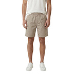 Beige Cotton Knee Length