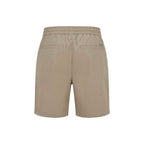 Beige Cotton Knee Length