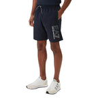 Blue Cotton Bermuda Shorts