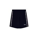 Blue Cotton Knee Length