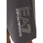 Gray Cotton Bermuda Shorts