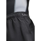 Black And White Polyester Bermuda Shorts