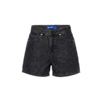 Black Denim Shorts
