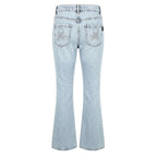Blue Cotton Women's Jeans