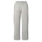 Grey Cotton Women's Pants