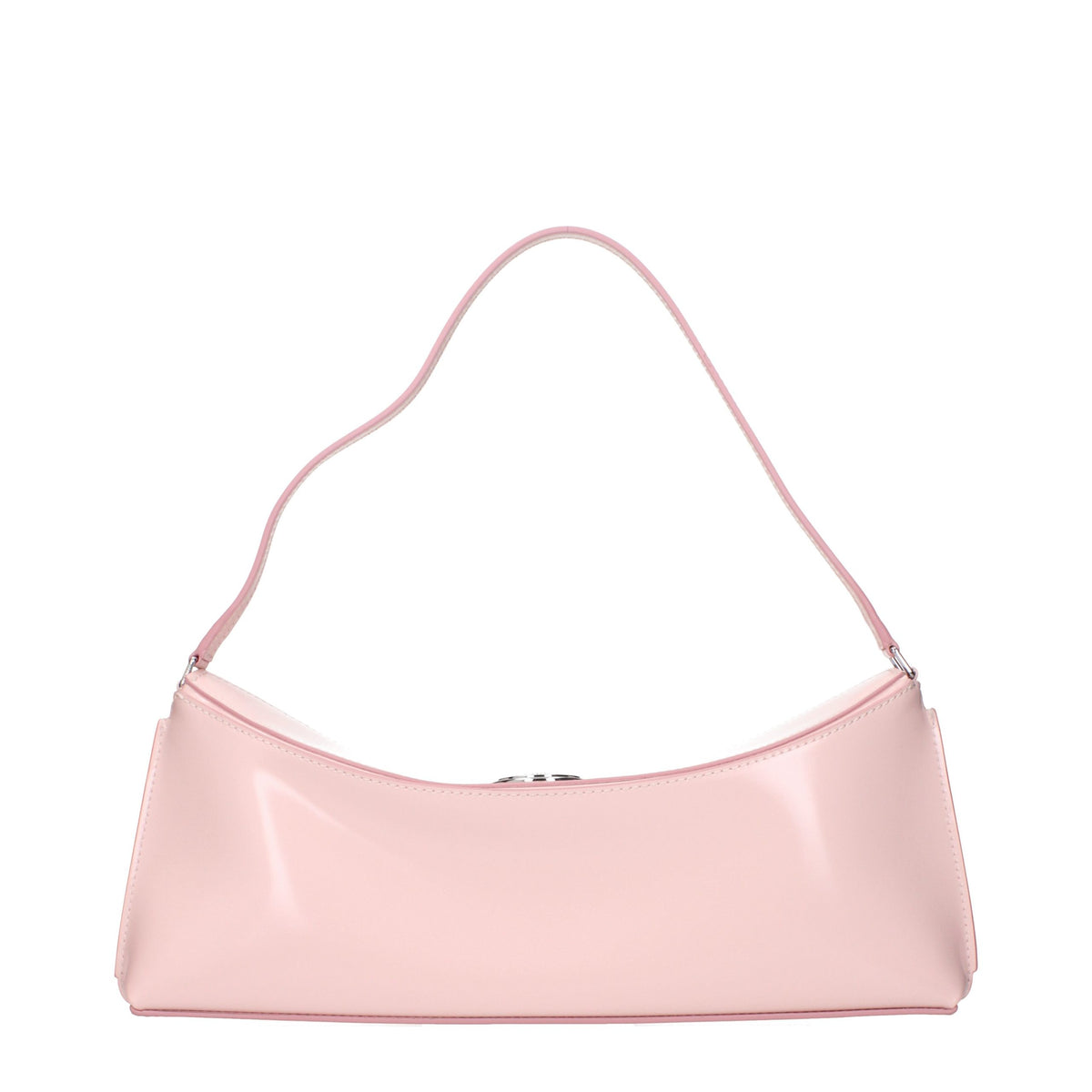 Pink Leather Shoulder Bag