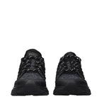 Black Fabric Athletic Sneakers