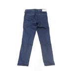 Blue Cotton Women Pant