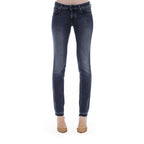 Blue Cotton Women Jeans