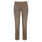 Brown Cotton Women Pants