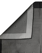 Black White Patterned Pocket Square Scarf
