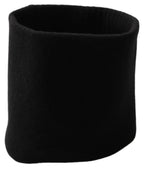 Men Black Cashmere Knitted Neck Warmer Scarf