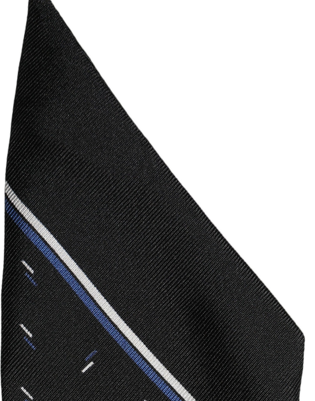 Black Silk DG Logo Men Skinny Shawl Scarf