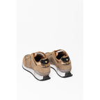 Bronze Leather Low Top Sneakers