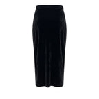 Black Cotton Women Skirt