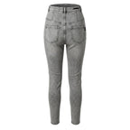 Grey Cotton Women Pants