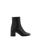 Black Lamb Ovis Aries Ankle Boots