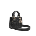 Black Lamb Leather Handbag