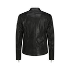 Black Lamb Ovis Aries Leather Jacket