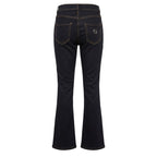 Blue Cotton Women Jeans