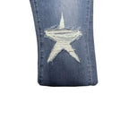 Blue Cotton Women Jean