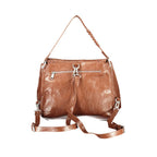 Brown Polyurethane Women's Bag