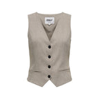 Beige Polyester Waistcoat