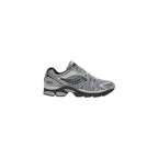 Gray Synthetic Athletic Sneakers