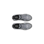 Gray Synthetic Athletic Sneakers